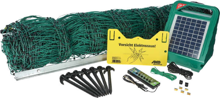 AKO Solar Weidezaungerät S250+ Geflügel-Set